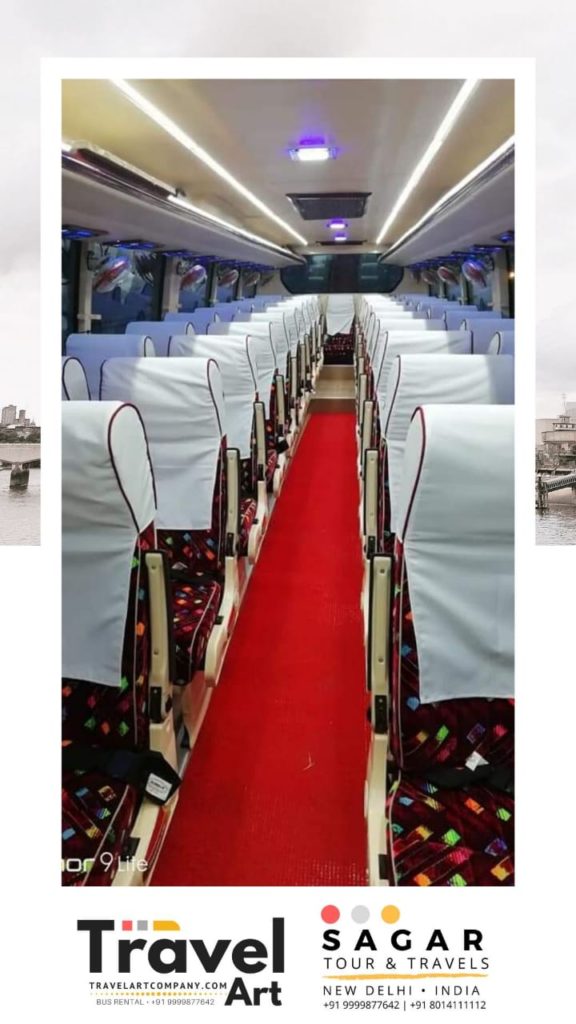 Bus on hire for weddings, Mini bus on rent for Marriage