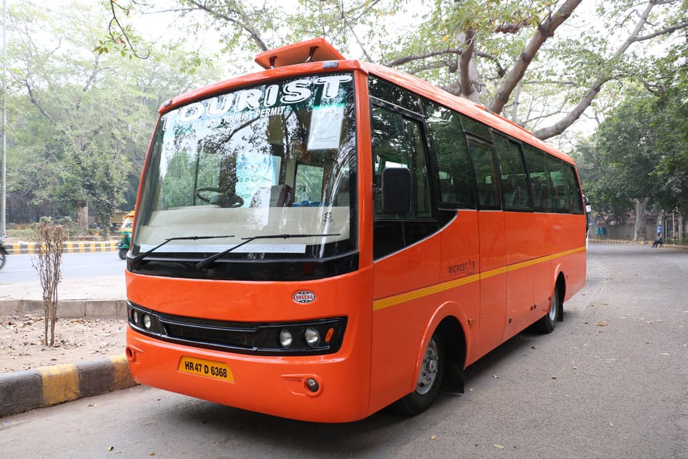 20 Seater bus on hire in delhi