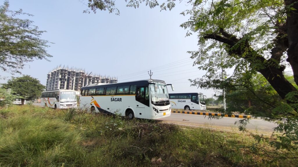 Bus on hire in delhi, bus on rent